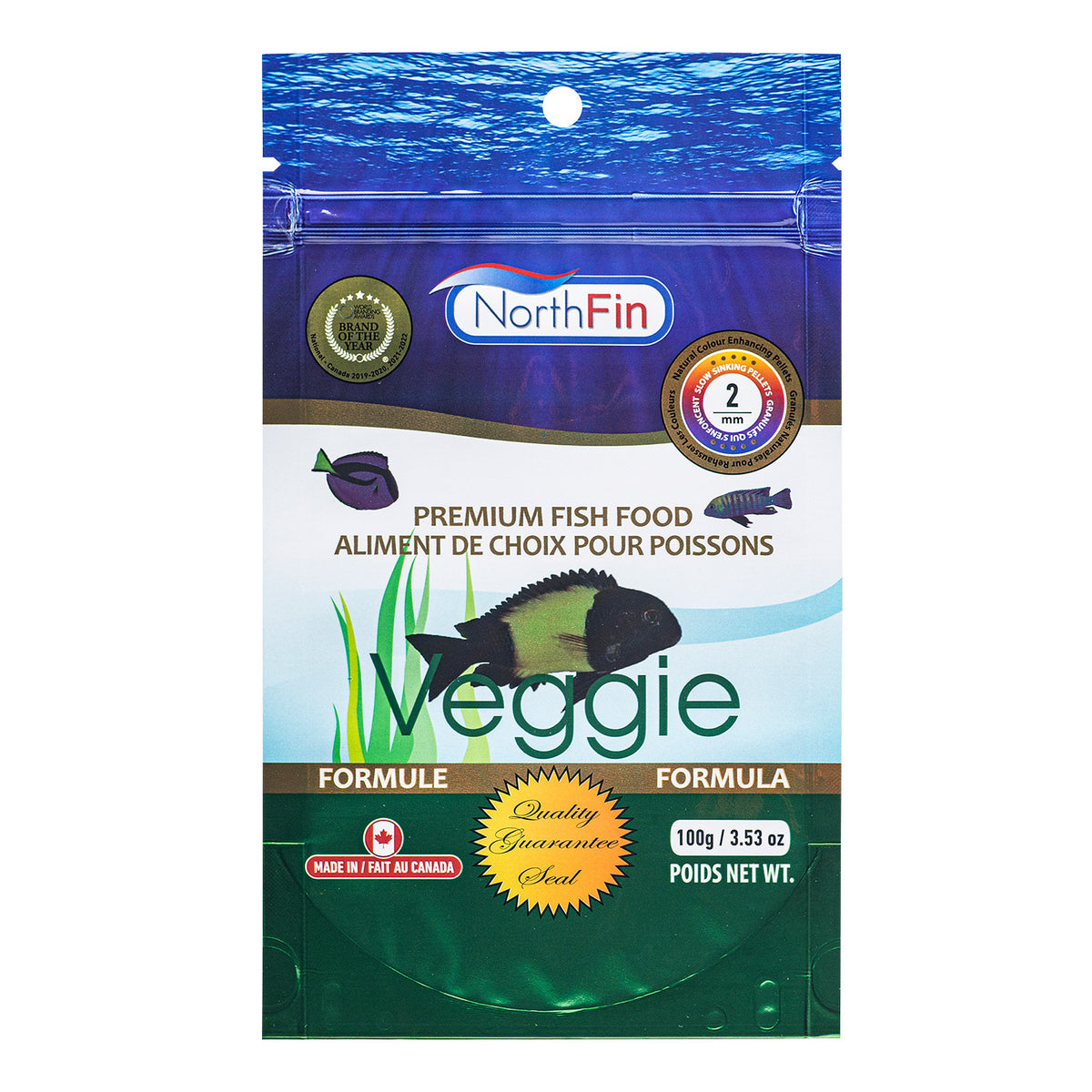 NorthFin Veggie 2mm 100g