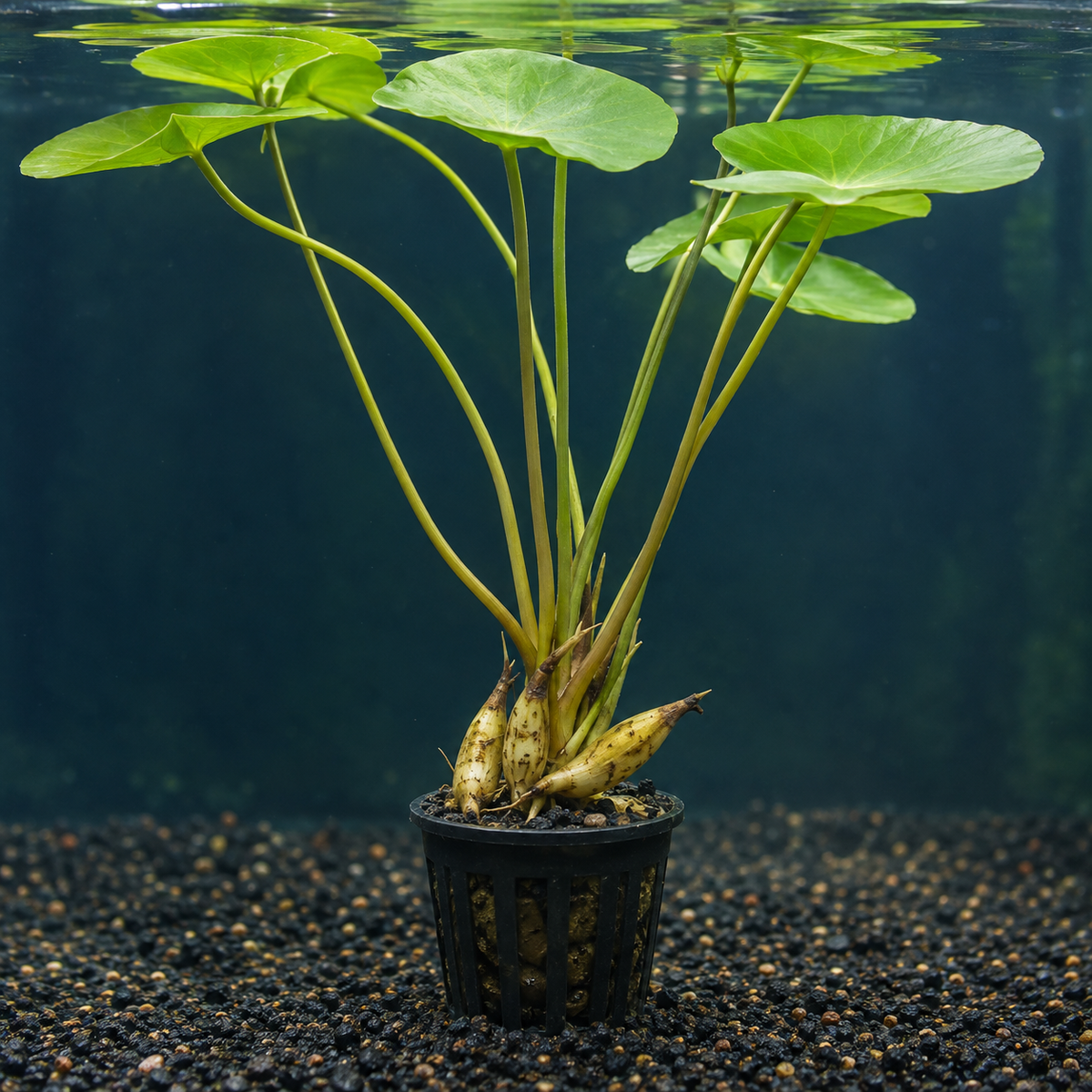 Banana Plant in planted aquarium