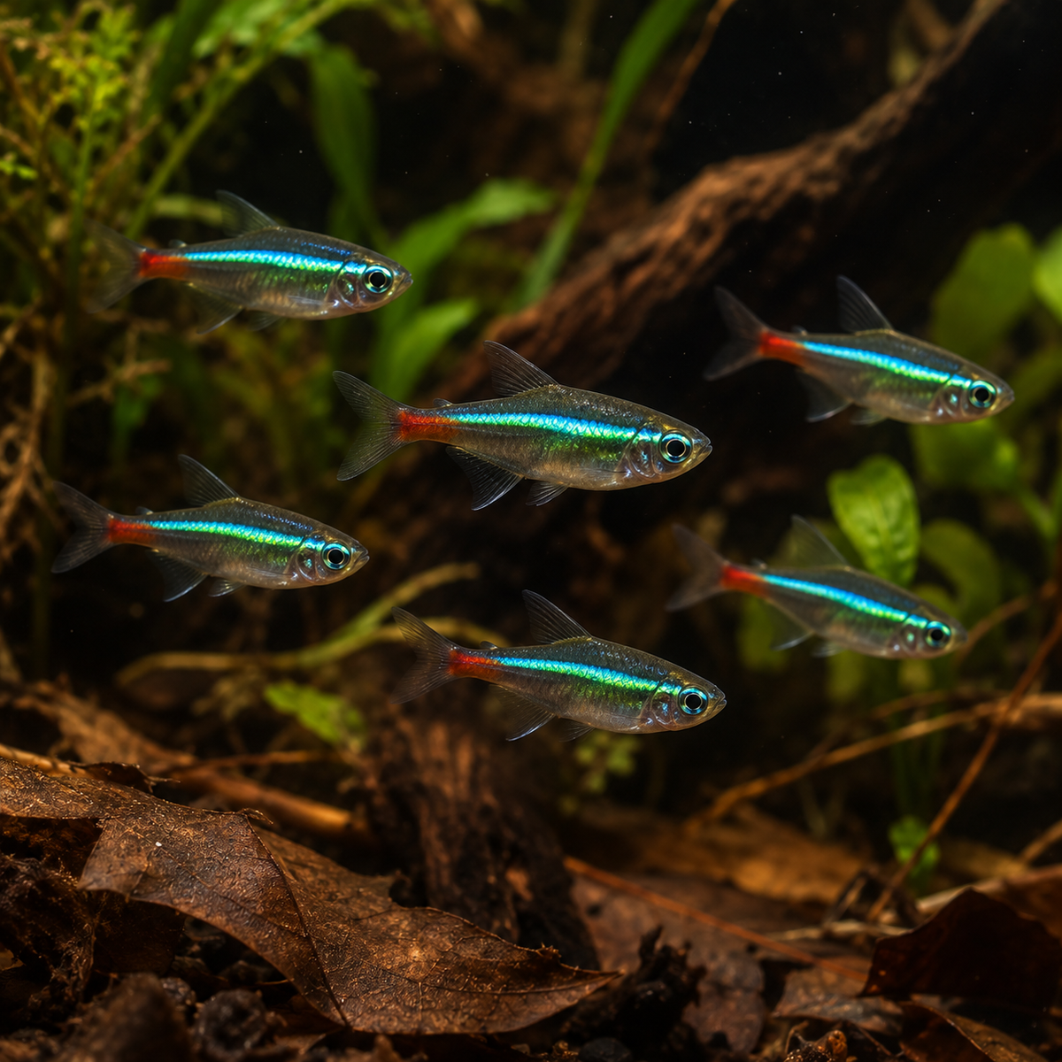 Green Neon Tetra aquarium product photo