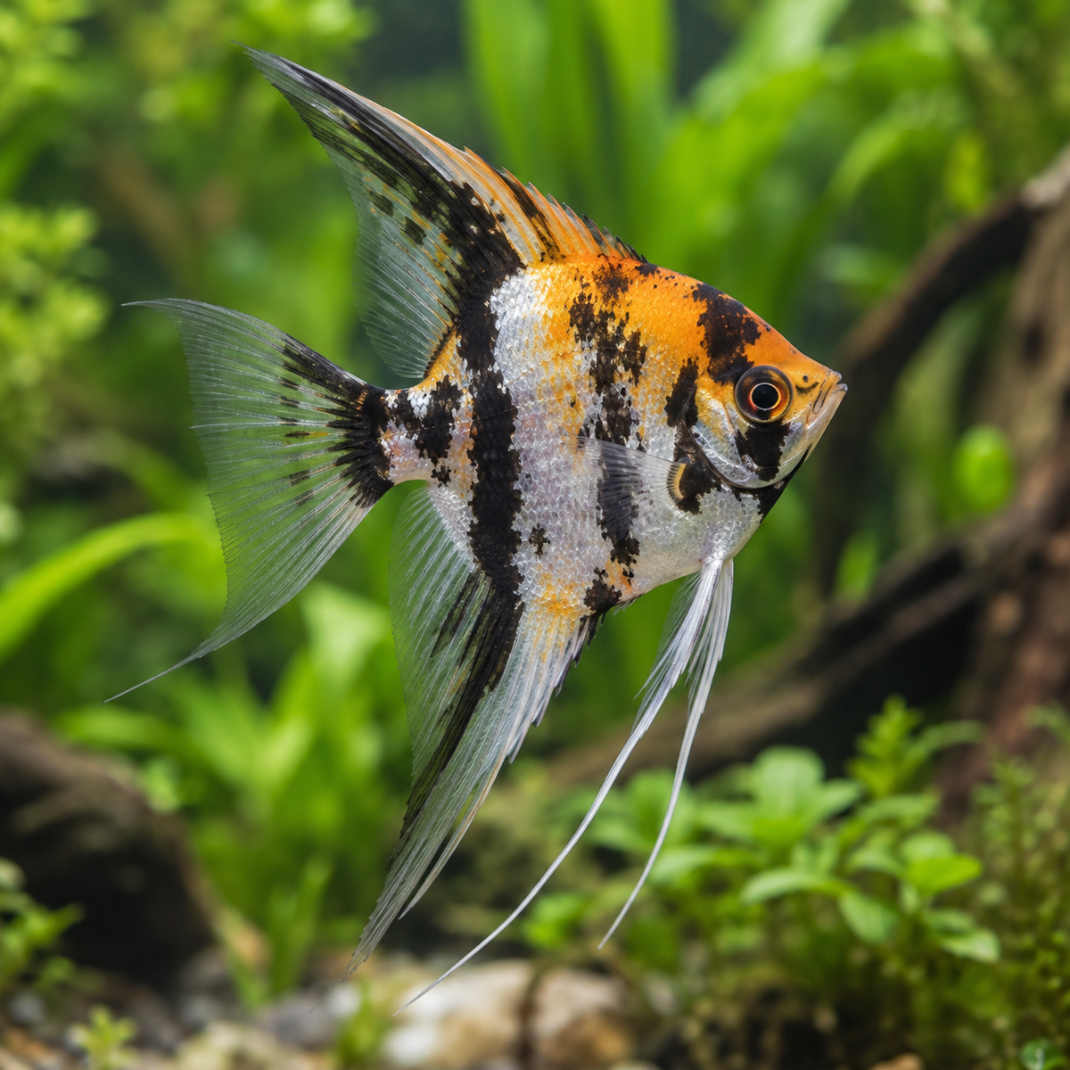 Three Colour Angelfish aquarium product photo